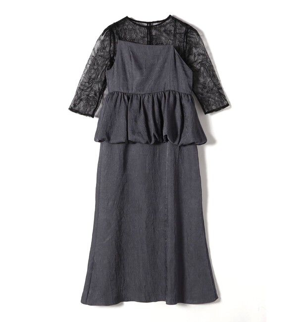 SHIPS for women「kaene:バルーン ペプラム ドレス（セレモニー対応可）」|ドレス|