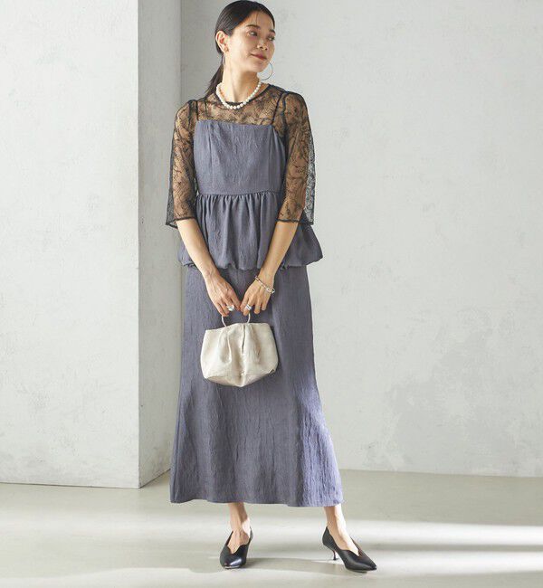 SHIPS for women「kaene:バルーン ペプラム ドレス（セレモニー対応可）」|ドレス|