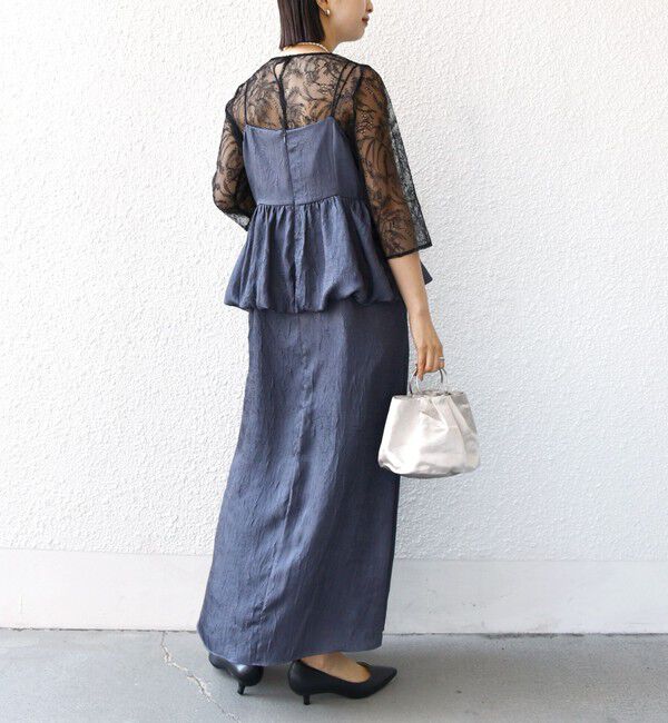 SHIPS for women「kaene:バルーン ペプラム ドレス（セレモニー対応可）」|ドレス|