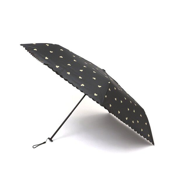 SHIPS Colors 「assa:ライト ミニ 折りたたみ傘 (晴雨兼用・親骨50cm)◇」|傘|ブラック