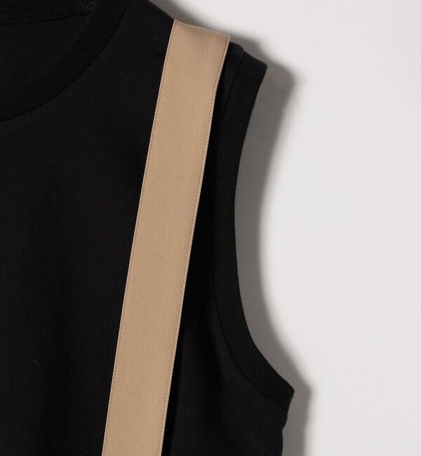 SHIPS any「SHIPS any:〈洗濯機可能〉ドロスト ワイド サロペット &times; ノースリーブ TEE セット」|その他|