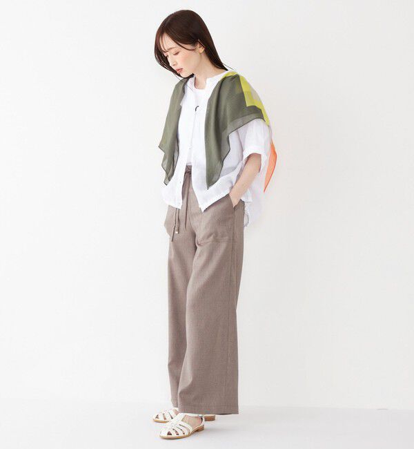 SHIPS Colors 「SUBLIME:パターン ビッグ スカーフ」|バンダナ・スカーフ|