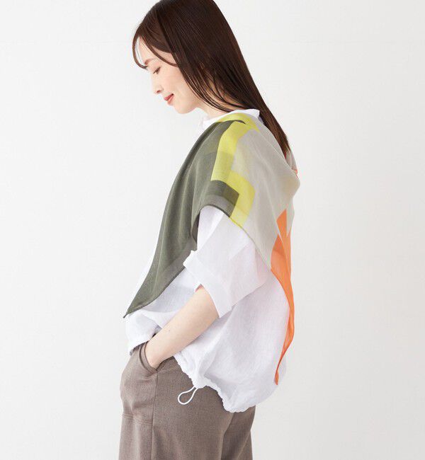 SHIPS Colors 「SUBLIME:パターン ビッグ スカーフ」|バンダナ・スカーフ|