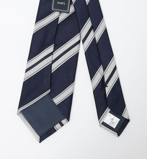 SHIPS「SHIPS: ネイビー ソリッド/ストライプ/ドット ネクタイ」|ネクタイ・蝶ネクタイ|
