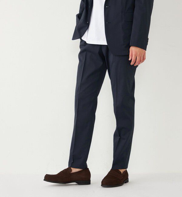 SHIPS Colors 「SHIPS Colors:〈洗濯機可能〉COOLMAX(R) ポリトロ イージー スラックス」|スラックス|ネイビー