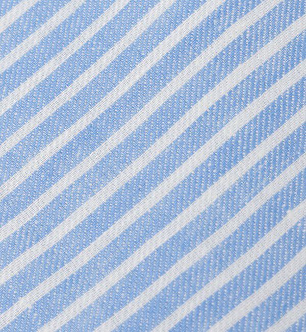 SHIPS「BREUER: リネン デニム ストライプ ネクタイ」|ネクタイ・蝶ネクタイ|