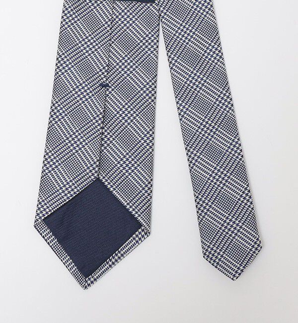 SHIPS「BREUER: シルク グレンチェック ネクタイ」|ネクタイ・蝶ネクタイ|