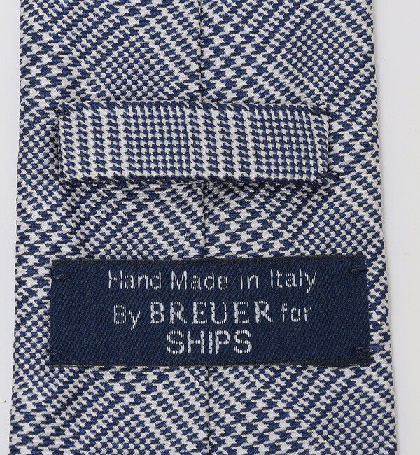 SHIPS「BREUER: シルク グレンチェック ネクタイ」|ネクタイ・蝶ネクタイ|