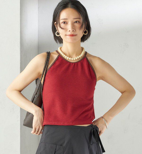 SHIPS for women「maroba:〈手洗い可能〉ホルター ネック セパレート スイム ウェア」|その他|