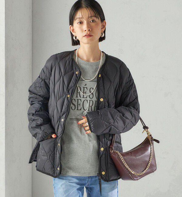 SHIPS for women「【SHIPS別注】TAION:〈手洗い可能〉リブ マルチ WAY ダウン ジャケット」|ダウン|