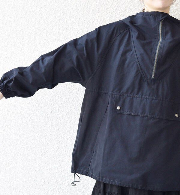SHIPS any「SHIPS any: ハーフジップ ビッグ アノラック パーカー」|ブルゾン・スタジャン|