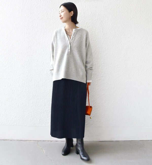 SHIPS for women「〈手洗い可能〉ウール カシミヤ 2WAY プルオーバー」|ニット・セーター|