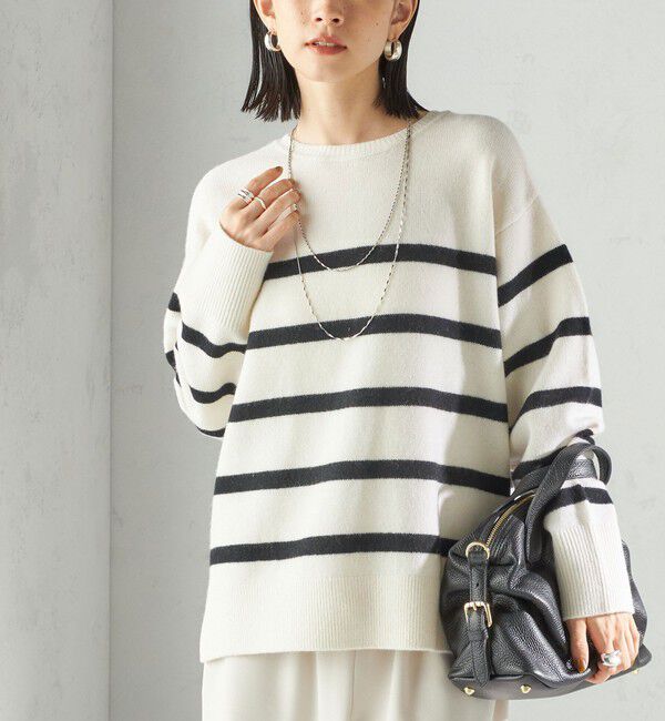 SHIPS for women「〈手洗い可能〉ウール カシミヤ 2WAY プルオーバー」|ニット・セーター|ブラック