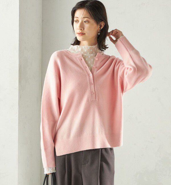 SHIPS for women「〈手洗い可能〉ウール カシミヤ 2WAY プルオーバー」|ニット・セーター|