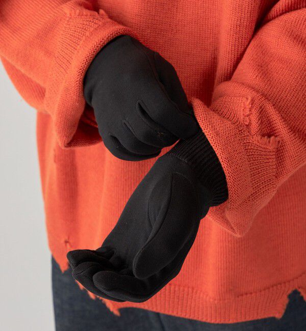 SHIPS「SHIPS: ジャージー ニット リブ グローブ」|手袋|