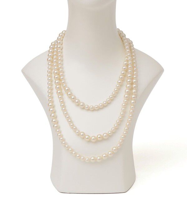 SHIPS for women「グラデーション ロング パールモチーフ ネックレス」|ネックレス|