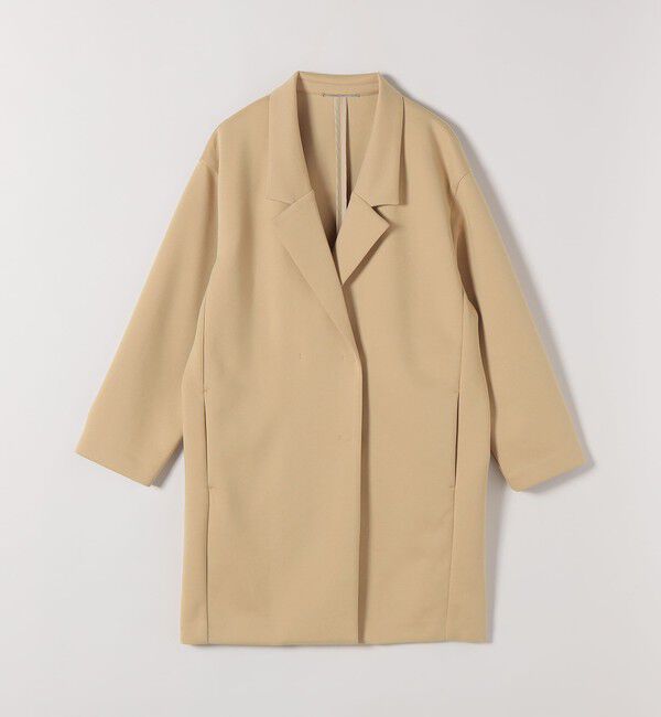 quaranciel「quaranciel:〈手洗い可能〉ジャージー テーラード ジャケット コート」|チェスターコート|