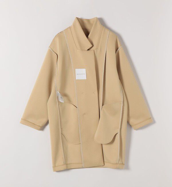 quaranciel「quaranciel:〈手洗い可能〉ジャージー テーラード ジャケット コート」|チェスターコート|