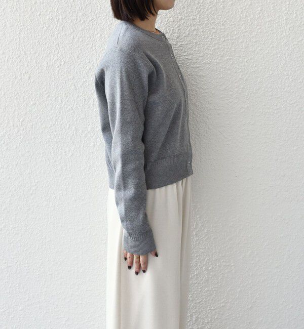 SHIPS Colors 「SHIPS Colors:〈手洗い可能〉スウェットライク リングドット カーディガン」|カーディガン|