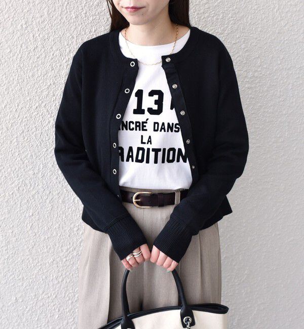 SHIPS Colors 「SHIPS Colors:〈手洗い可能〉スウェットライク リングドット カーディガン」|カーディガン|