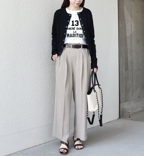 SHIPS Colors 「SHIPS Colors:〈手洗い可能〉スウェットライク リングドット カーディガン」|カーディガン|