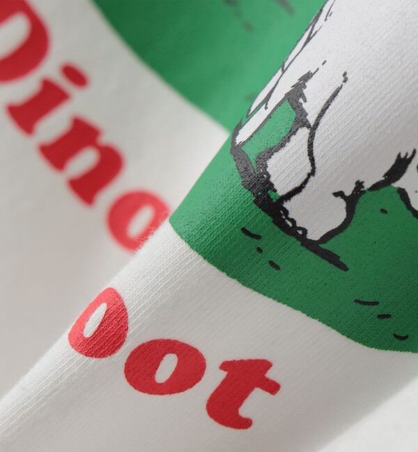 SHIPS KIDS「【SHIPS KIDS別注】ARCH＆LINE:80～90cm / 恐竜 長袖 Tシャツ」|Tシャツ・カットソー|