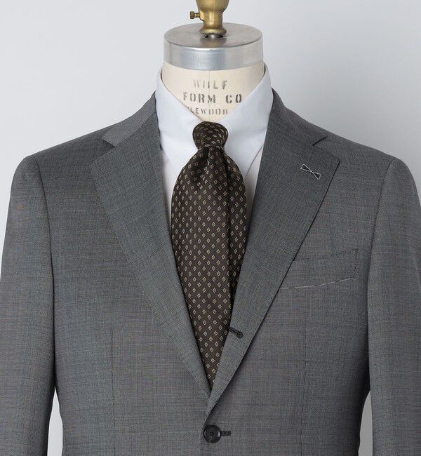 SHIPS「SHIPS: ヴィンテージ アーカイブ シルク マイクロ コモン ネクタイ」|ネクタイ・蝶ネクタイ|ブラック