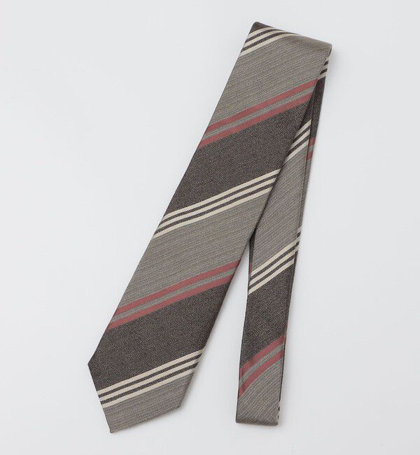 SHIPS「SHIPS: ヴィンテージ アーカイブ シルク メランジ ワイド ストライプ ネクタイ」|ネクタイ・蝶ネクタイ|