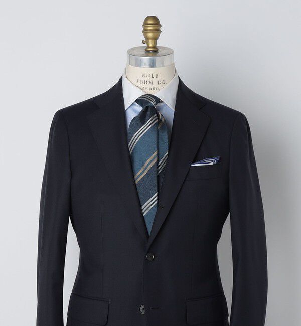 SHIPS「SHIPS: ヴィンテージ アーカイブ シルク メランジ ワイド ストライプ ネクタイ」|ネクタイ・蝶ネクタイ|