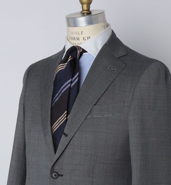 SHIPS「SHIPS: ヴィンテージ アーカイブ シルク メランジ ワイド ストライプ ネクタイ」|ネクタイ・蝶ネクタイ|