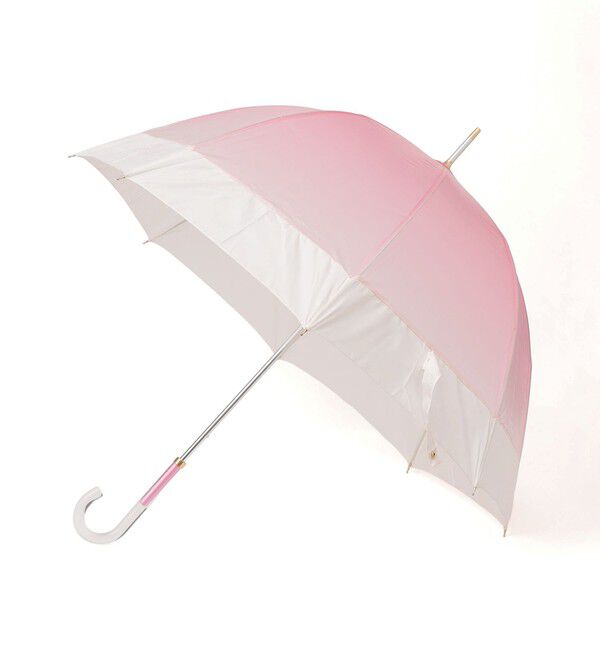 SHIPS Colors 「《予約》assa:グラデーション ジェリー 傘 (親骨60cm)◆」|傘|ピンク