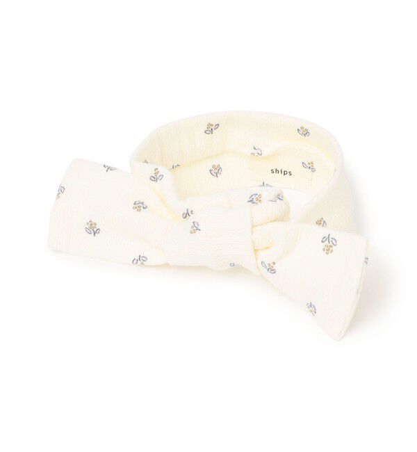 SHIPS KIDS「SHIPS KIDS: ベビー リブ風 ヘアバンド」|ヘアバンド|アイボリー