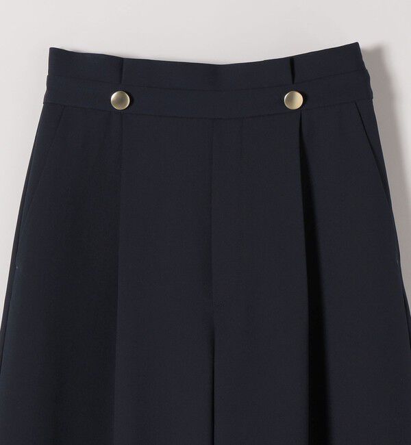 quaranciel「《予約》quaranciel:〈洗濯機可能〉ゴールドボタン ハイウエスト ワイド パンツ」|その他|