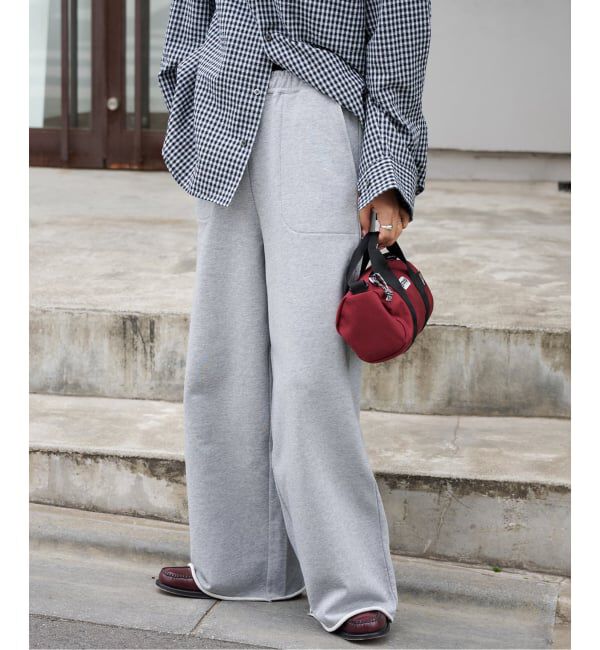 OUTDOOR PRODUCTS Usual Things「≪予約≫カットオフスウェットパンツ セットアップ着用可」|スラックス|