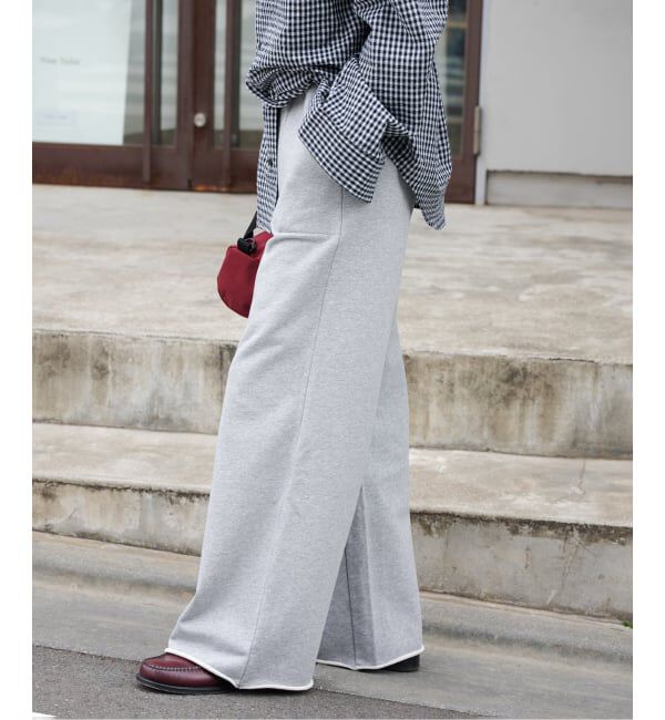 OUTDOOR PRODUCTS Usual Things「≪予約≫カットオフスウェットパンツ セットアップ着用可」|スラックス|