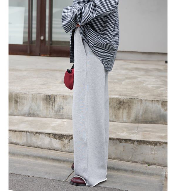 OUTDOOR PRODUCTS Usual Things「≪予約≫カットオフスウェットパンツ セットアップ着用可」|スラックス|