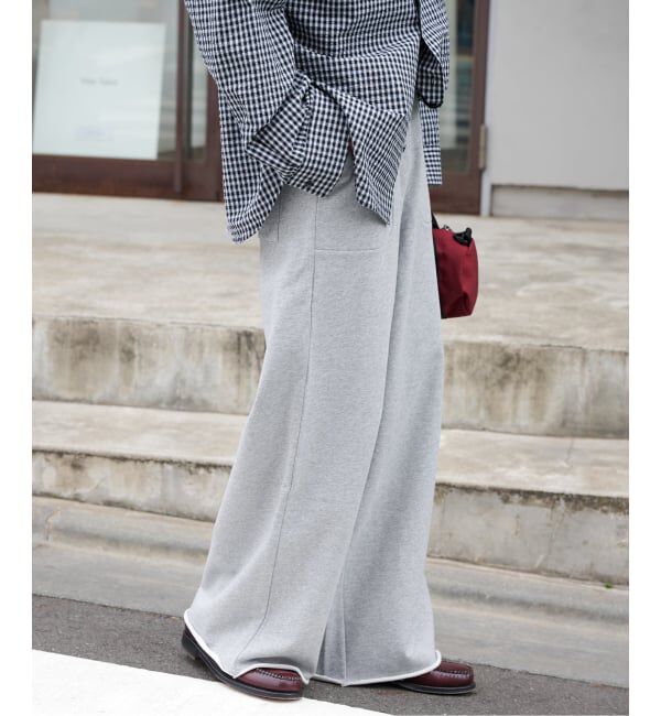 OUTDOOR PRODUCTS Usual Things「≪予約≫カットオフスウェットパンツ セットアップ着用可」|スラックス|グレーA