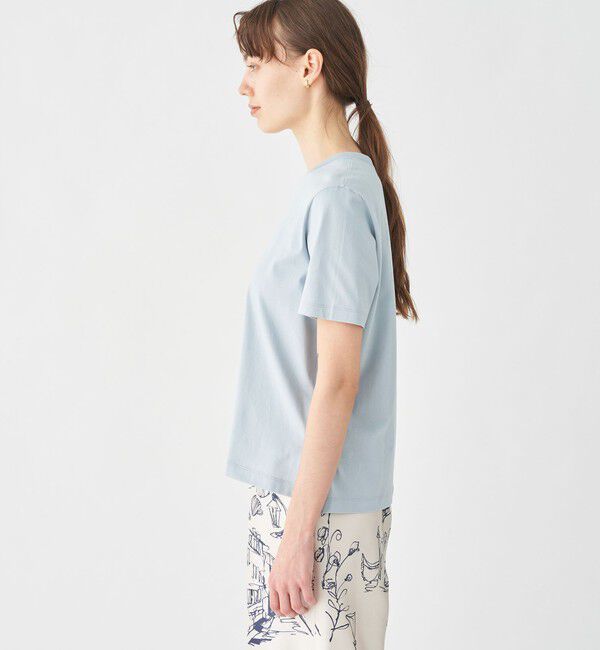 TOMORROWLAND collection「スーピマコットンジャージー クルーネックプルオーバー」|Tシャツ・カットソー|