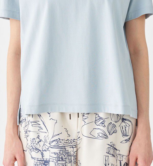 TOMORROWLAND collection「スーピマコットンジャージー クルーネックプルオーバー」|Tシャツ・カットソー|