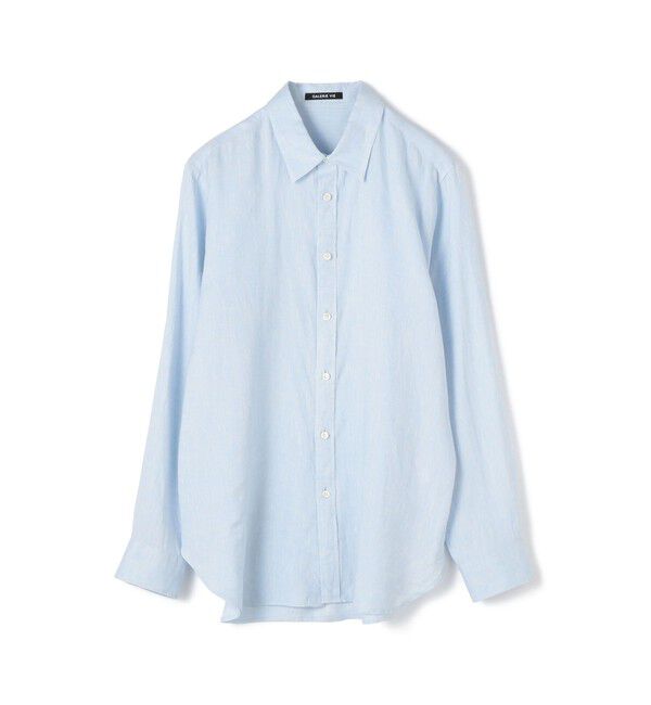 GALERIE VIE「リネンレギュラーカラーシャツ」|シャツ・ブラウス|63 ライトブルー