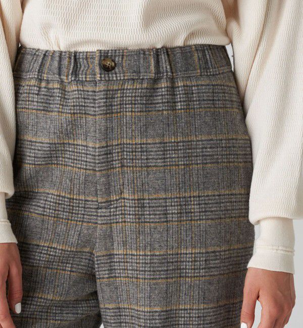 MACPHEE「エコテックウールストレッチ イージーストレートパンツ」|その他|