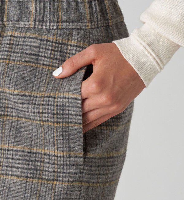 MACPHEE「エコテックウールストレッチ イージーストレートパンツ」|その他|