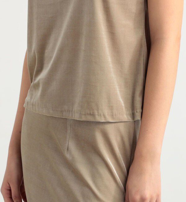 BACCA「inner piece ベロアジャージーTシャツ」|Tシャツ・カットソー|