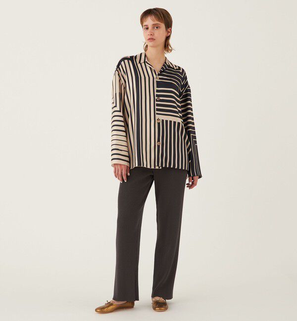 GALERIE VIE「コットンウールリブ イージーパンツ」|その他|