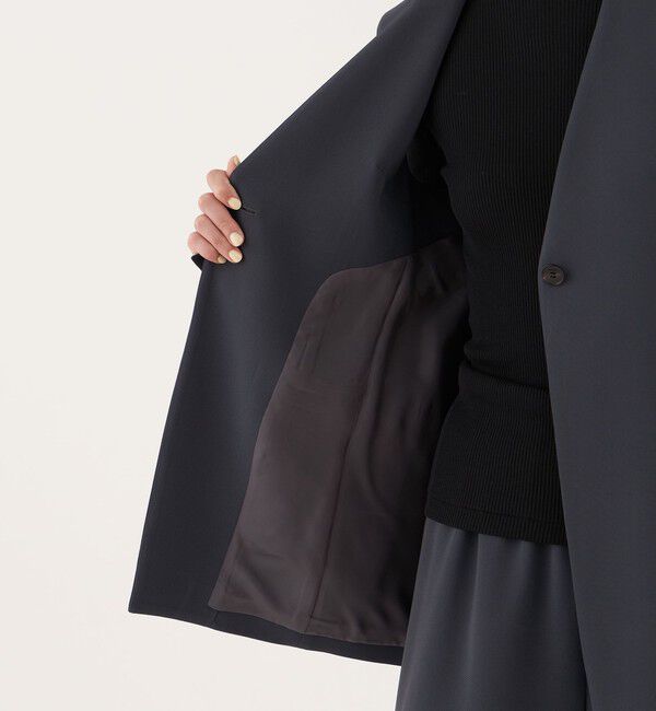 DES PRES「ライトダブルクロス ノーカラージレ」|ベスト・ジレ|