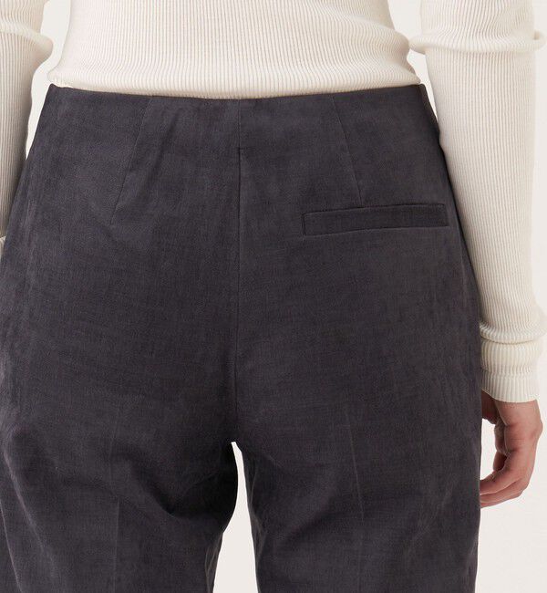 DES PRES「コットンレーヨンベルベット シガレットパンツ」|チノ|