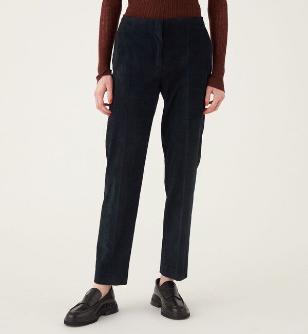 DES PRES「コットンレーヨンベルベット シガレットパンツ」|チノ|