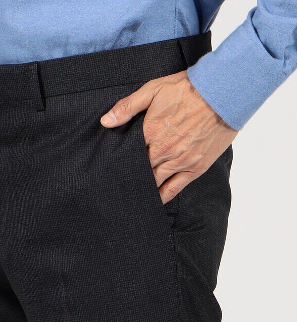 TOMORROWLAND MENS「Super120'sストレッチウールツイル スリムスラックス」|スラックス|