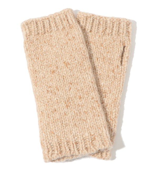 TOMORROWLAND GOODS「Johnstons of Elgin ドネガル ニットグローブ」|手袋|42 ライトベージュ系