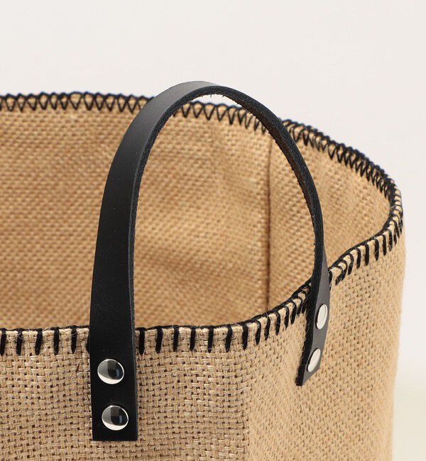 TOMORROWLAND HOME「ジュート ランドリーバスケットバッグ」|トイレタリー・ランドリーグッズ|